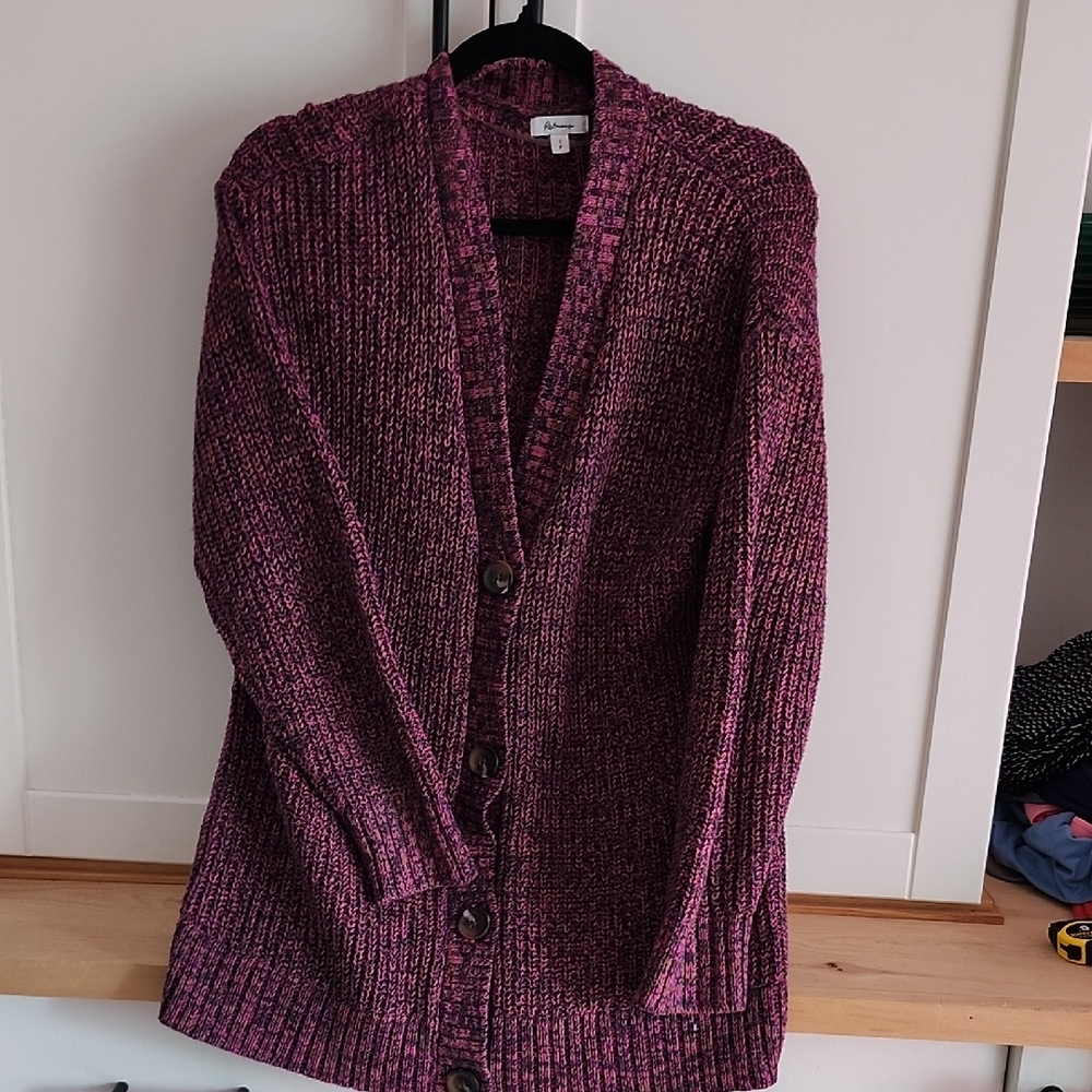 💙Reitmans - Women's Rich Purple Cardigan